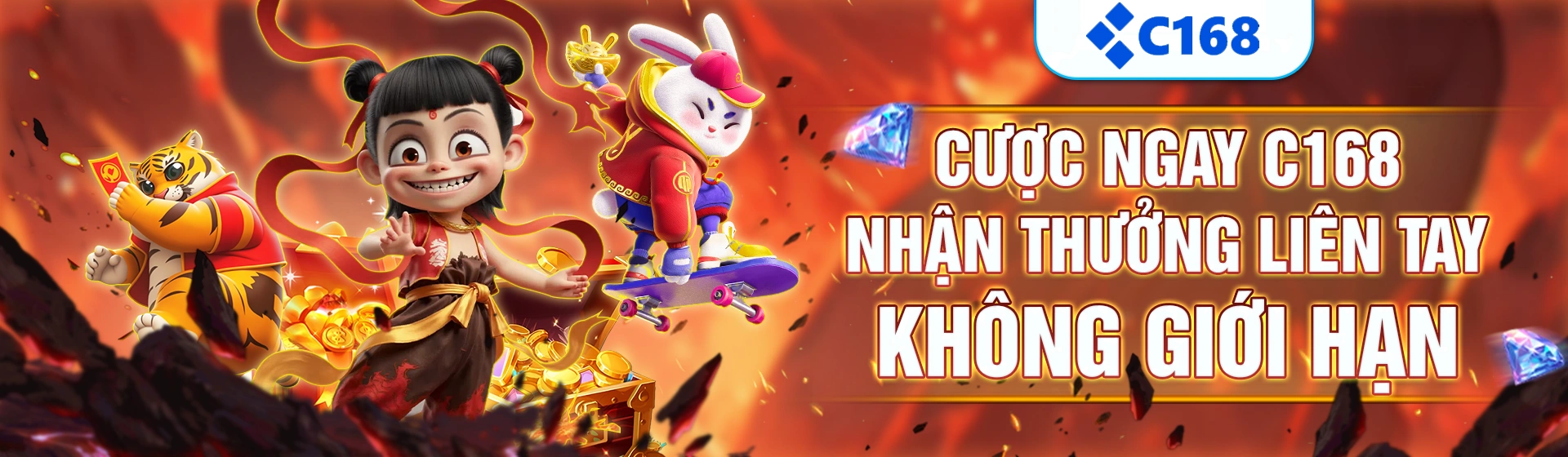 Cược Ngay C168 – Nhận Thưởng Liên Tay, Không Giới Hạn