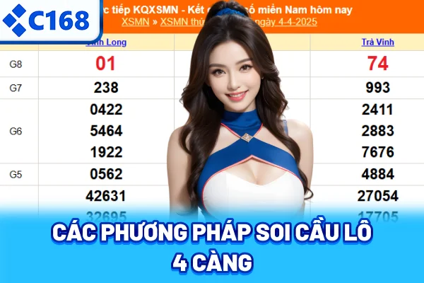 Các phương pháp soi cầu lô 4 càng