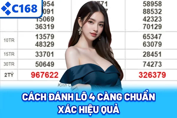 Cách đánh lô 4 càng chuẩn xác hiệu quả