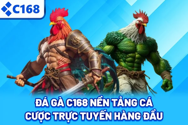 Đá gà C168 nền tảng cá cược trực tuyến hàng đầu
